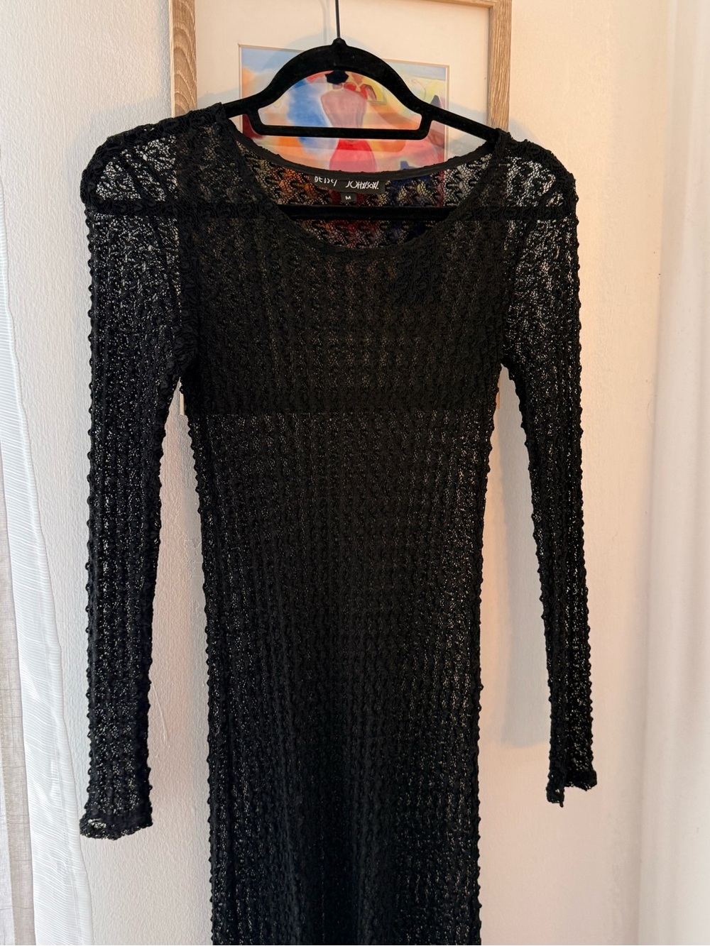 Rare Vintage Betsey Johnson Lace Crochet Dress